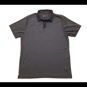 Under Armour Polo Men's M Navy Loose Fit Heat Gear Short Sleeve Golf Active